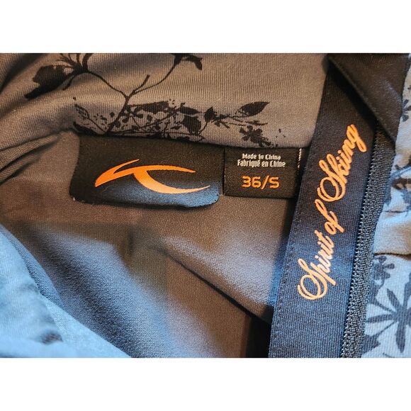 Kjus Floral Quarter Zip Base Layer Size Small - Picture 5 of 6